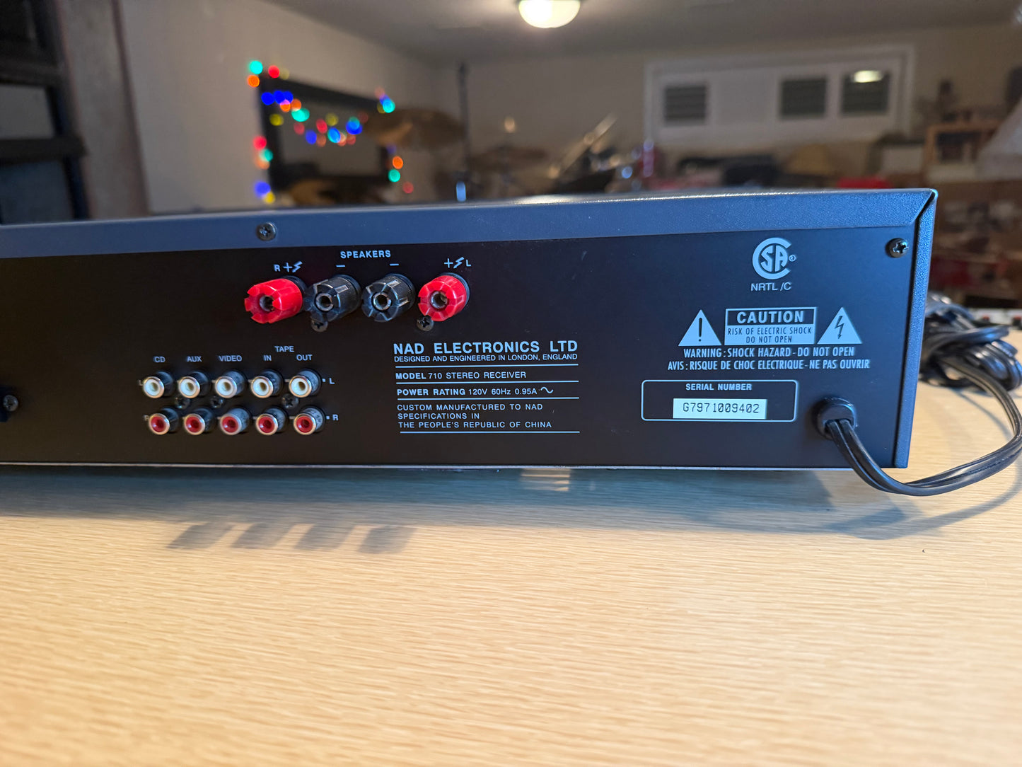 NAD 710  Stereo Hi-Fi Amplifier Tuner Fresh Service Bulbs Replaced Very Rare🔥🎶