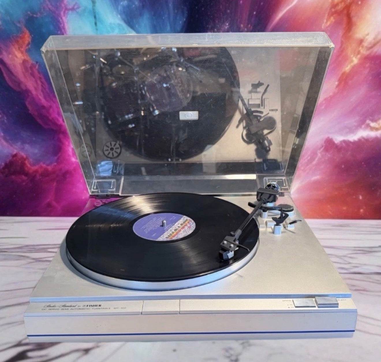 Studio Standard Fisher MT-100 DC Servo Semi-Auto Belt Drive Turntable Serviced🎶