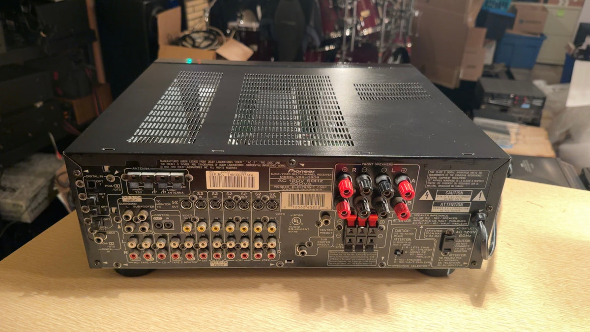 Vintage Pioneer VSX-D608 500 Watt Av Receiver – Home Theatre Stereo Serviced🔥🎶