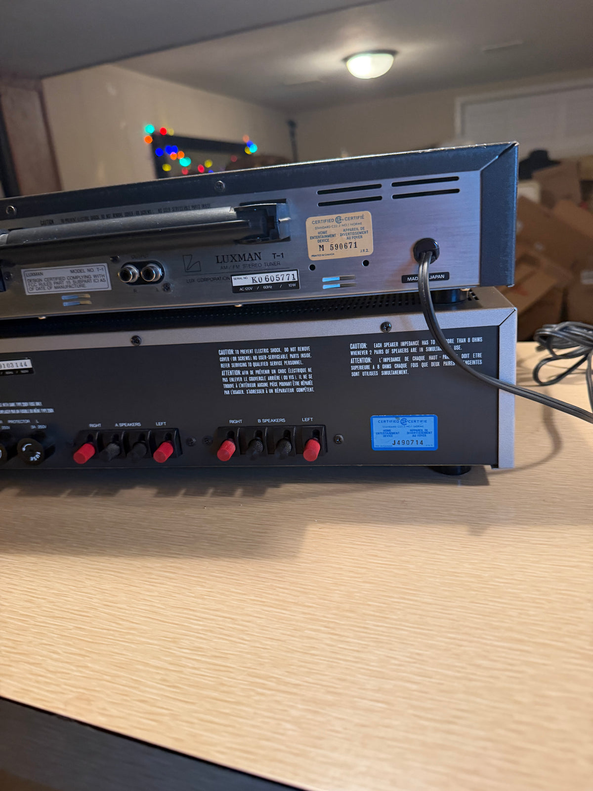Luxman L-3 Solid State Integrated Amplifier w/ Stereo Tuner T-1 Fresh Service🔥