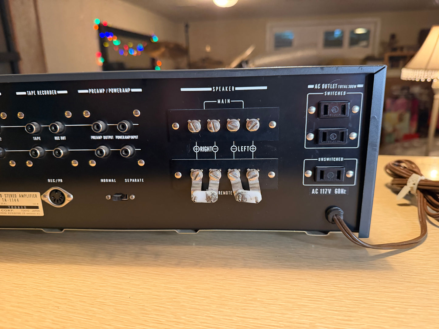 Sony TA-1144 - Early 70s Integrated Amplifier Full FRESH Servicing High Fidelity