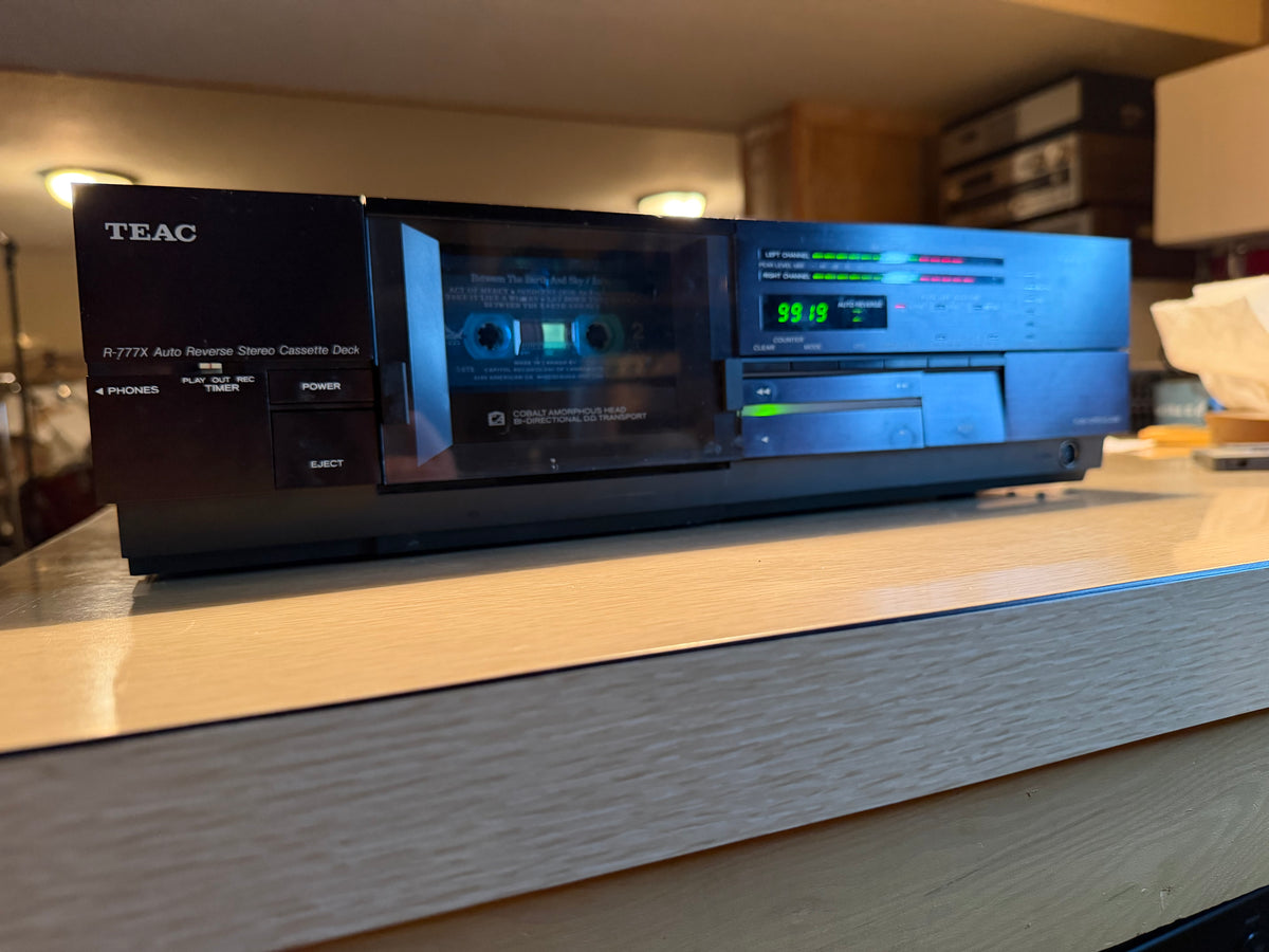 TEAC R-777X Cassette Deck 3 Head SUCK FACE! Auto Reverse, dbx, Dolby BC Serviced