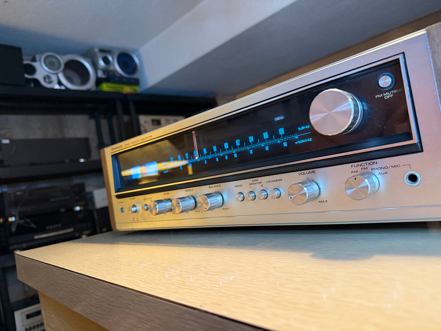 Vintage Pioneer SX-535, 20W AM/FM Stereo Receiver Serviced Works & Cleaned🎶💎