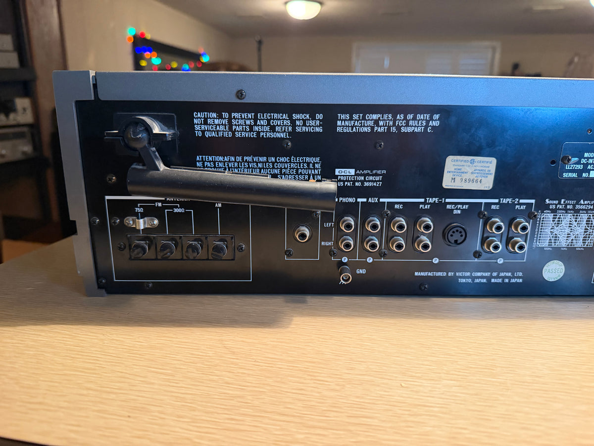 Vintage JVC JR-S301 Stereo Integrated Receiver Graphic Equalizer Serviced 60WPC!
