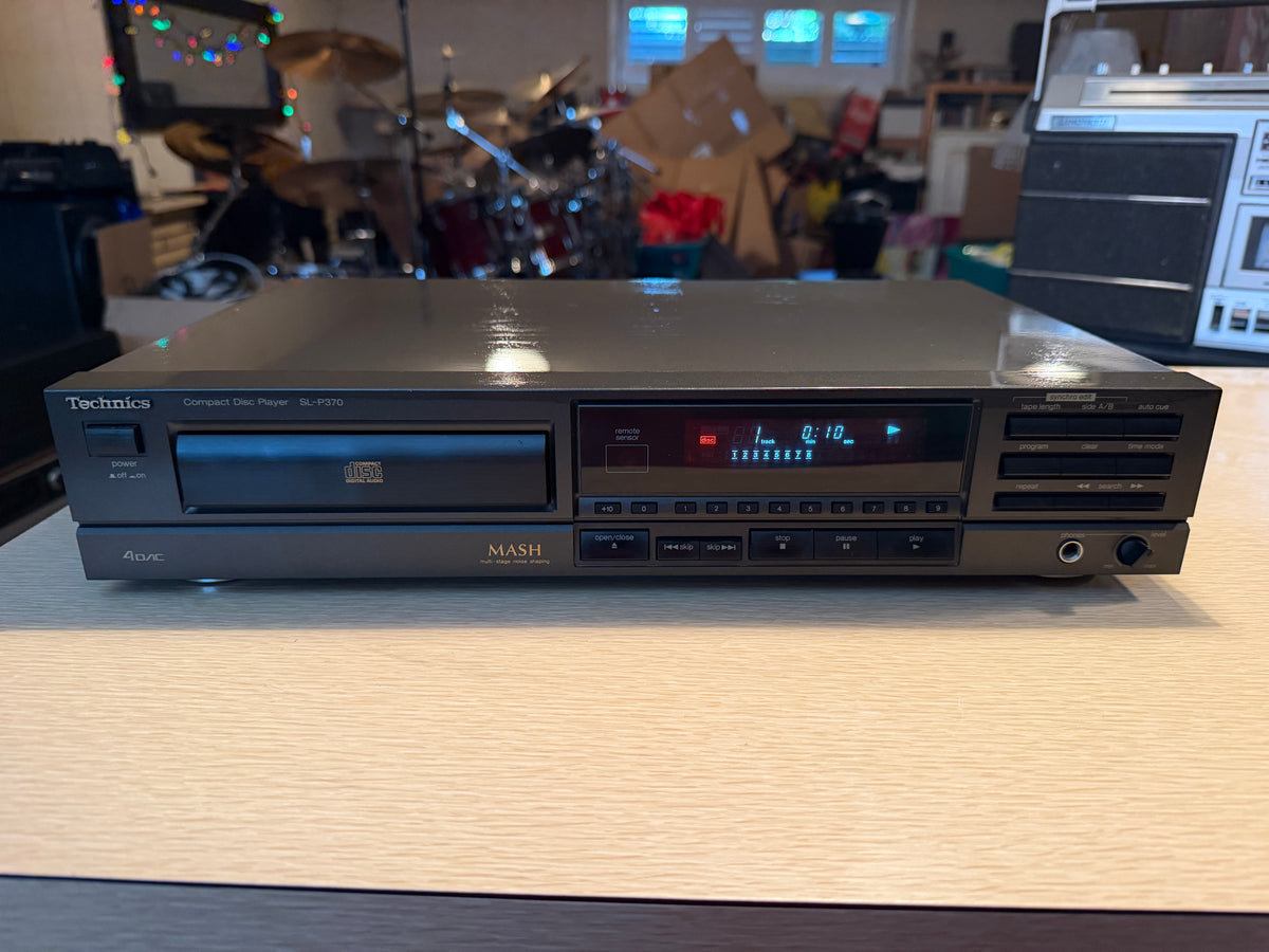 Technics SL-P370 CD Player MASH 4 DAC Tested Working 1990 Made in Japan V Rare🎶