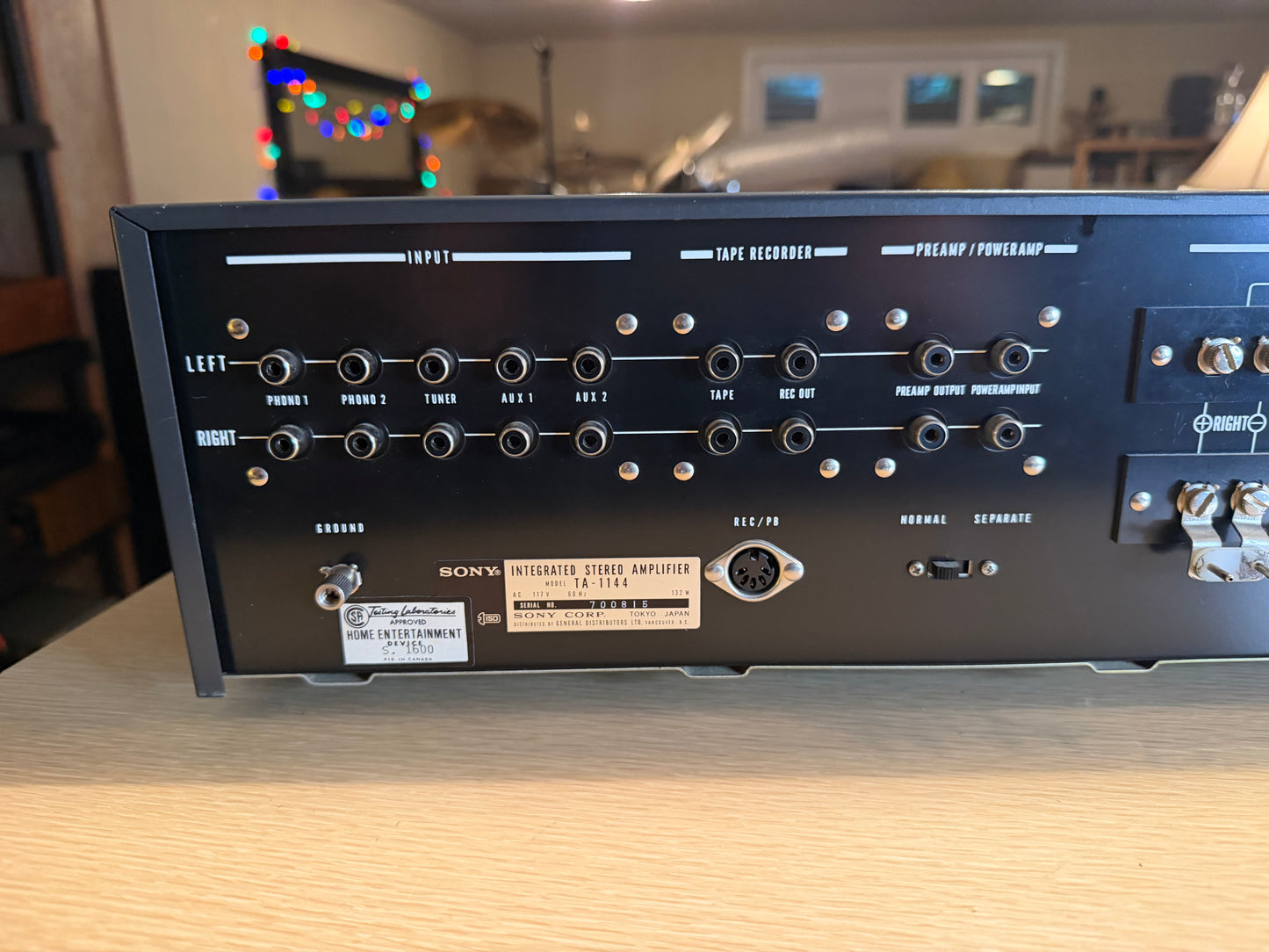 Sony TA-1144 - Early 70s Integrated Amplifier Full FRESH Servicing High Fidelity
