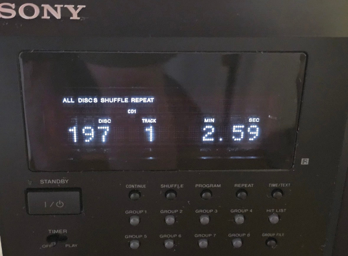 Sony CDP-CX335 Mega Storage Compact Disc 300 CD Changer Player *FULL SERVICE*🔥