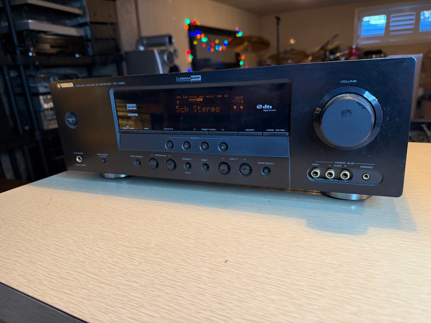 Yamaha RX-V363 5.1 Ch 100WPC HDMI Stereo Receiver Cleaned/Works W/Remote Bundle!
