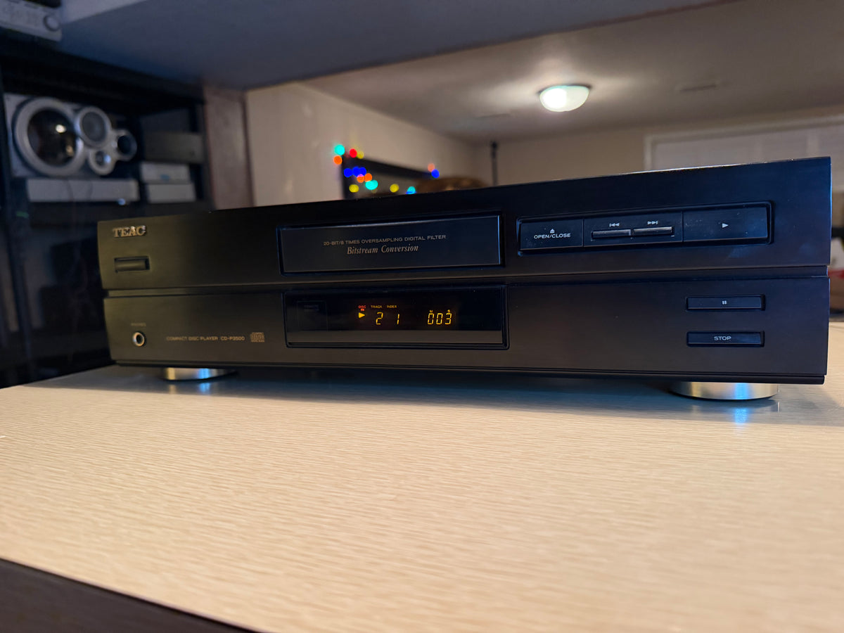 TEAC CD-P3500 CD Player Freshly Serviced Player Excellent Condition New Belts🎶