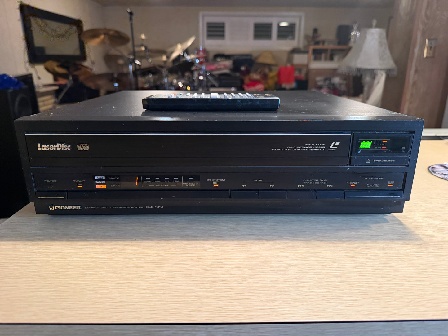 Pioneer CLD-1010 High Fidelity Laserdisc Player Serviced With Remote Very Rare🔥