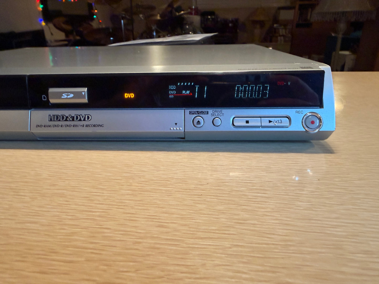 Panasonic DMR-EH50 HDD DVD Player and Recorder 100GB With Remote/Cables Tested🔥