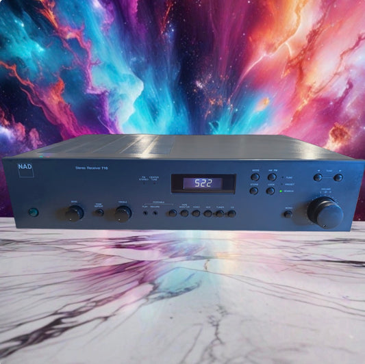 NAD 710  Stereo Hi-Fi Amplifier Tuner Fresh Service Bulbs Replaced Very Rare🔥🎶