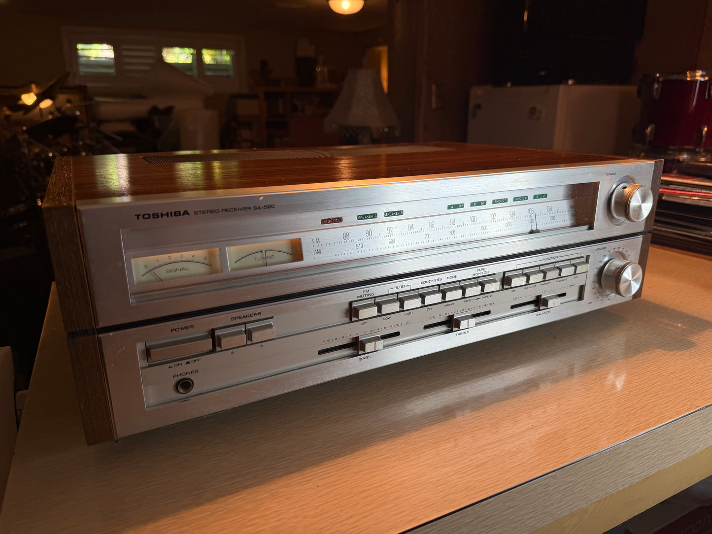 Toshiba Stereo Receiver SA-520 - Made In Japan 1976 - Serviced & Works Great🎶🔥