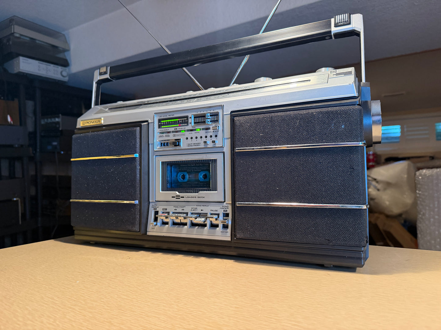 Pioneer SK-95 Runaway Vintage Boombox Cassette Radio AM FM Fresh Pro Servicing🔥