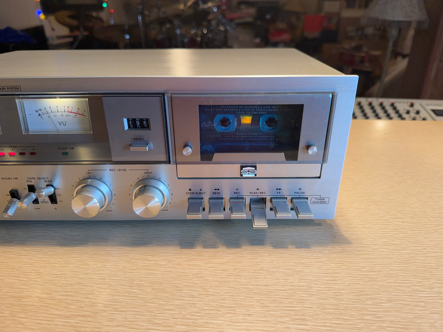 Vintage JVC Stereo Cassette Deck Model KD-25 Silver Japan Full Fresh Service🔥🎶
