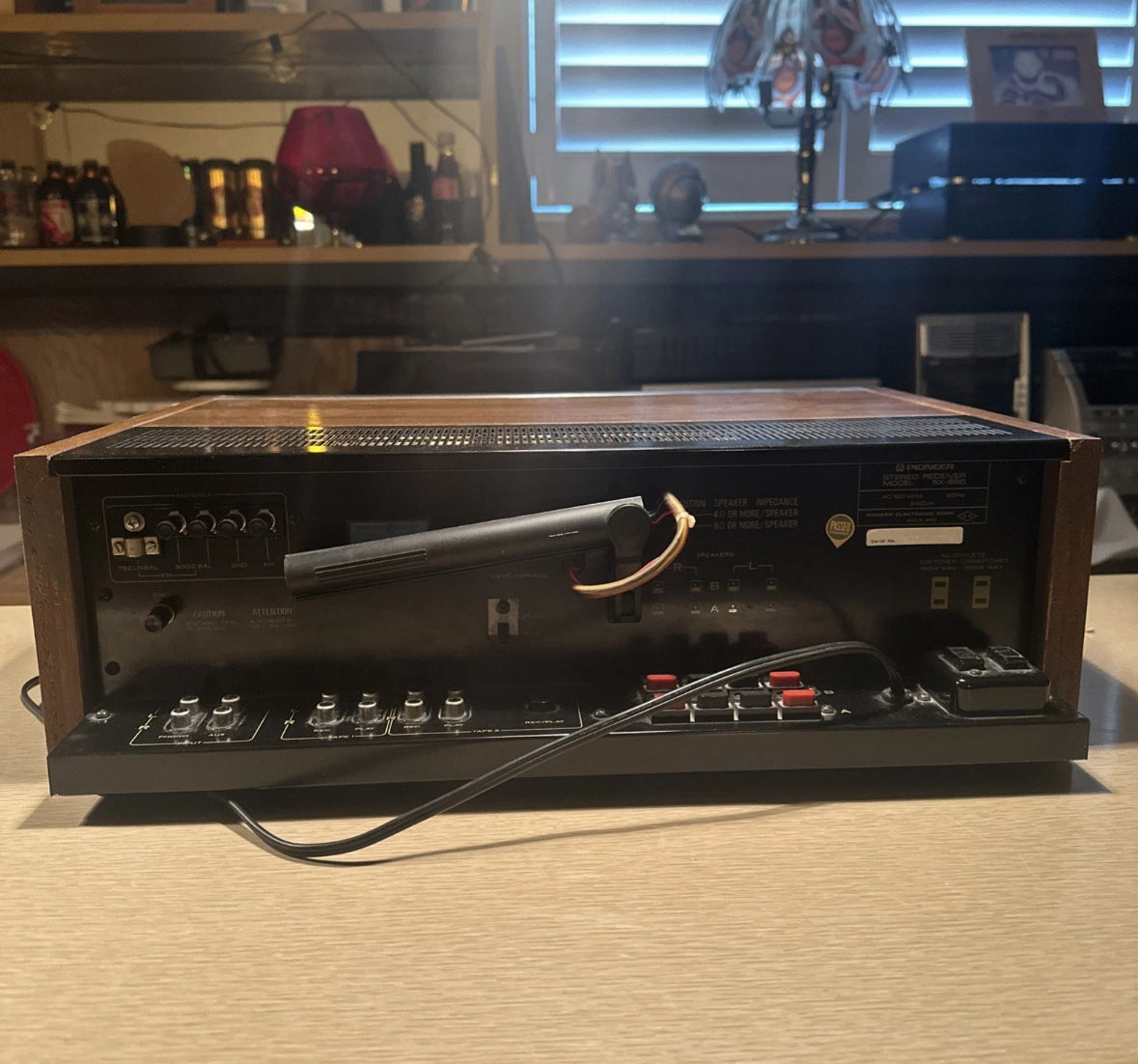 Vintage PIONEER SX 650 AM/FM STEREO RECEIVER Fully Functional Good Shape 🔥