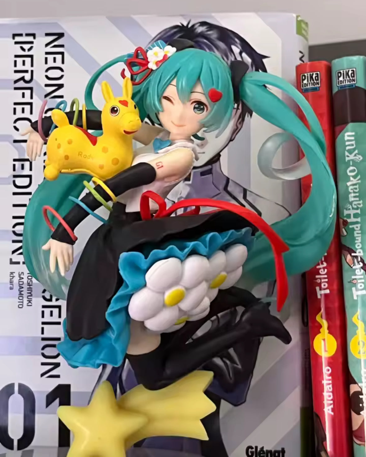 19CM BANDAI Hatsune Miku Figure Co-branded Rody Piapro Brand New Rare Gift
