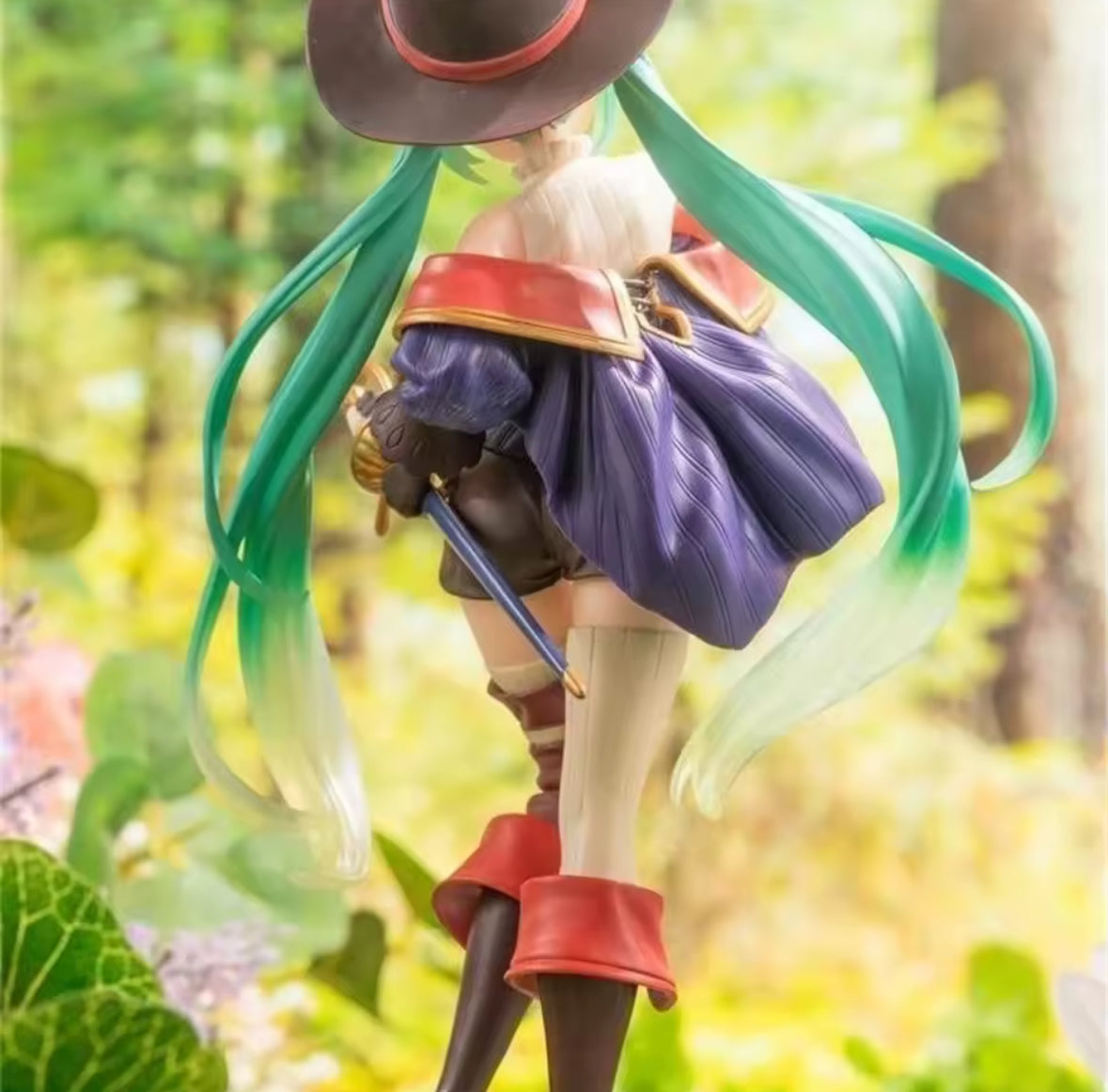 Hatsune Miku Anime Figure Fairy Tale Wonderland Puss In Boots Kawaii Brand New