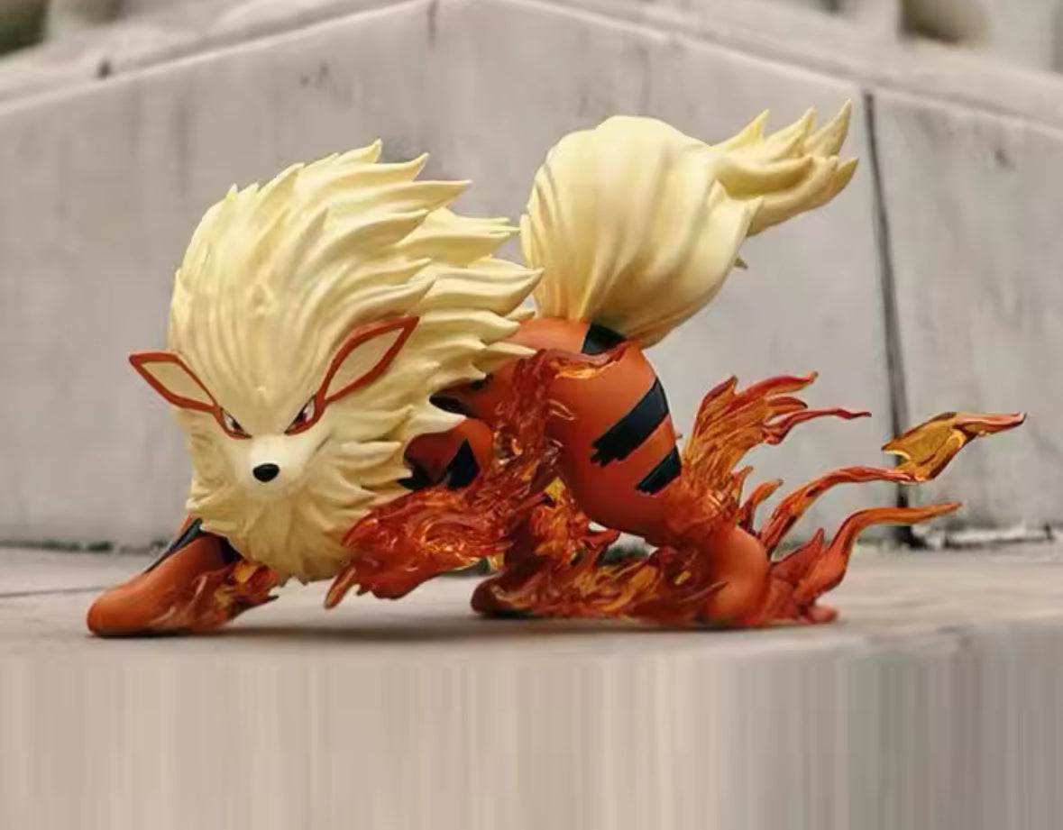 Pokémon 12cm Battle Feature Figure - ARCANINE New With Box Toy