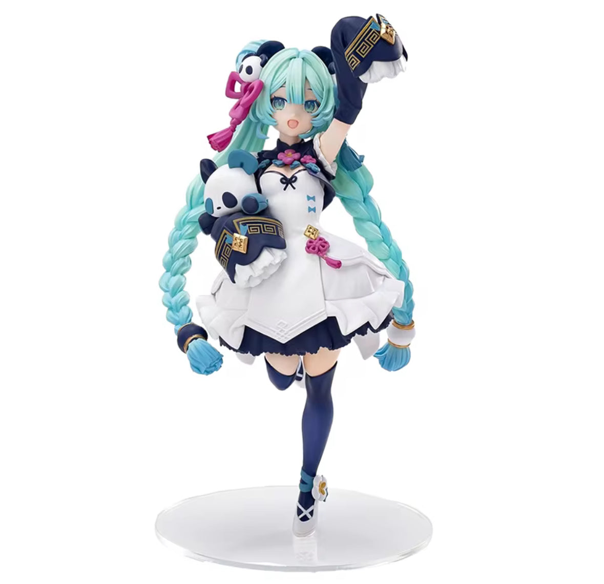 18CM Anime Hatsune Miku Figure National Style Fashion Panda Brand New