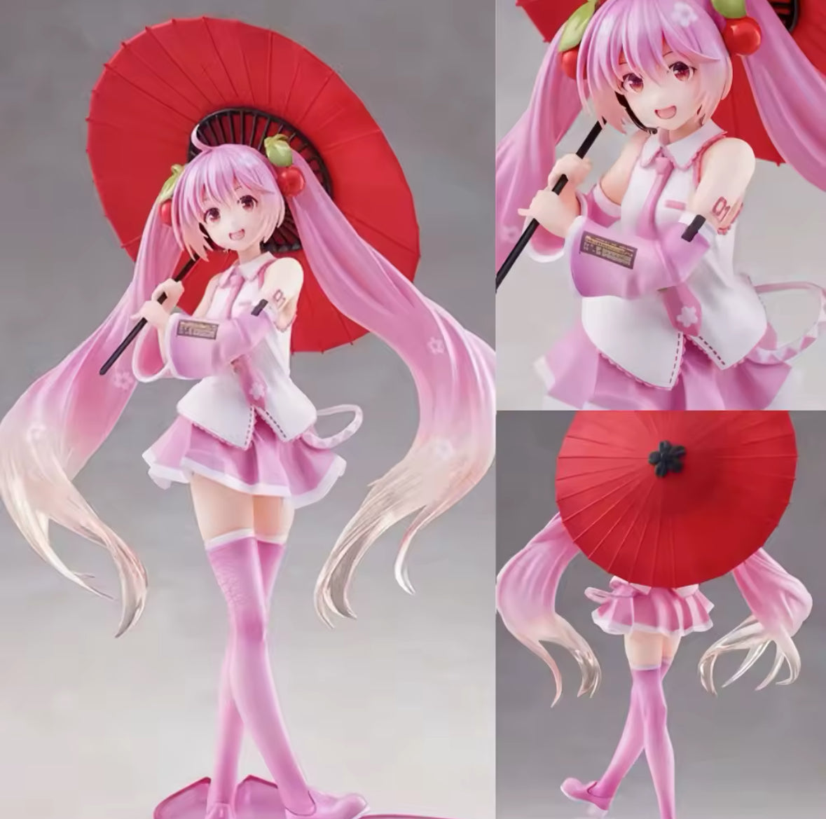 24cm Umbrella Anime Hatsune Miku Character Model Toy Gift Kawaii Brand New Rare
