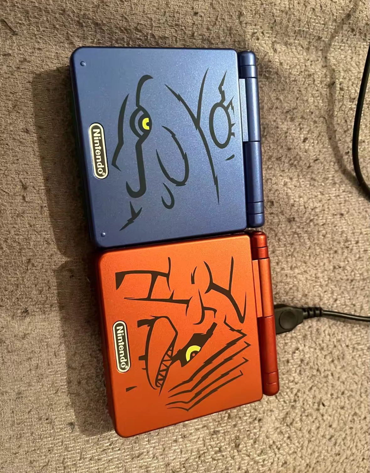 Pokemon Sapphire DIY Gameboy Advance Shell Cover New