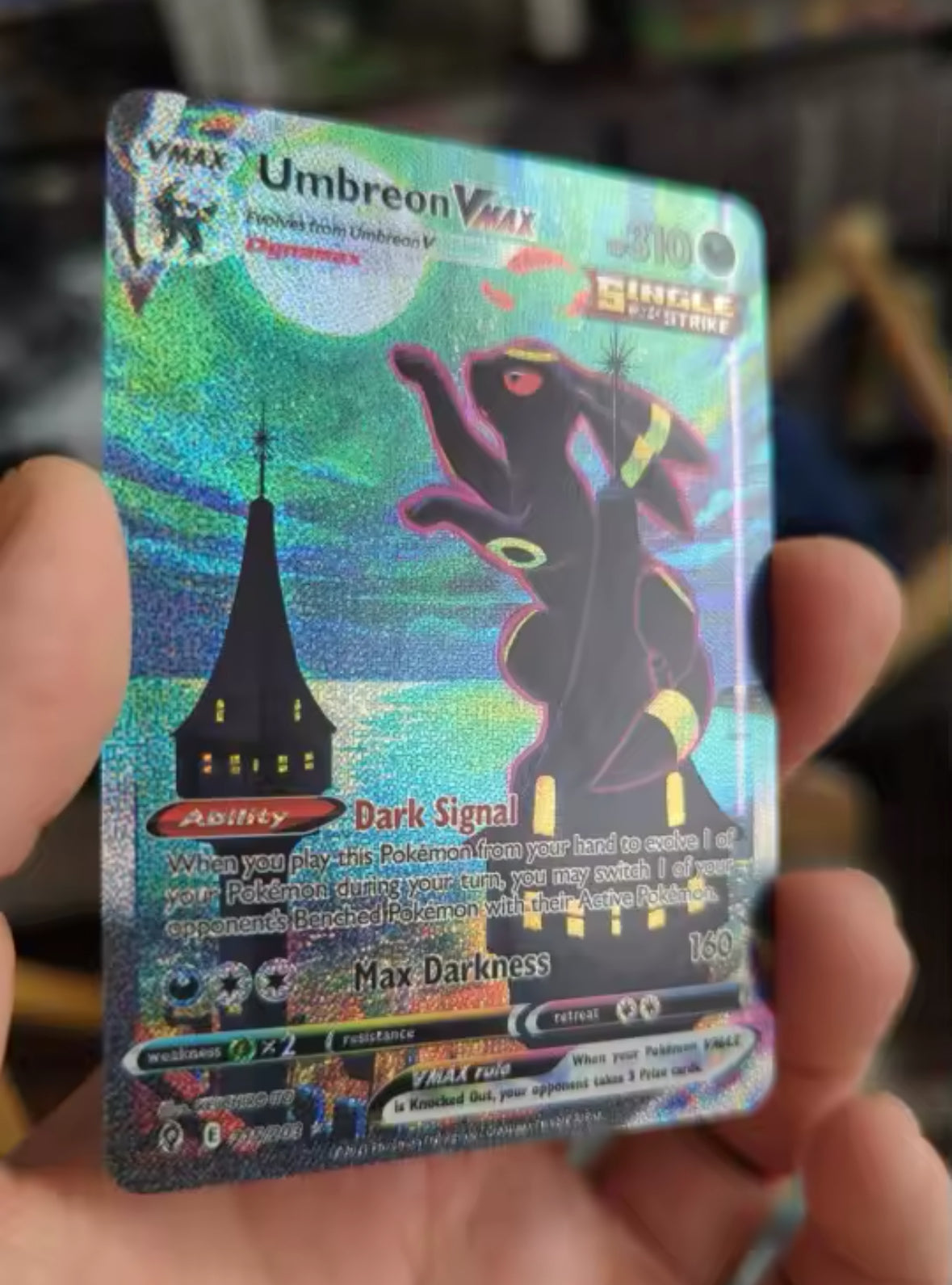 Umbreon VMAX 215/203 Alt Art Pokémon Evolving Skies Moonbreon Read First Pic