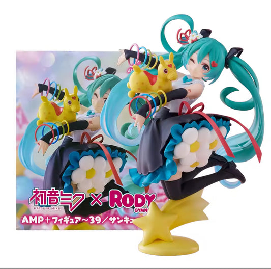 19CM BANDAI Hatsune Miku Figure Co-branded Rody Piapro Brand New Rare Gift