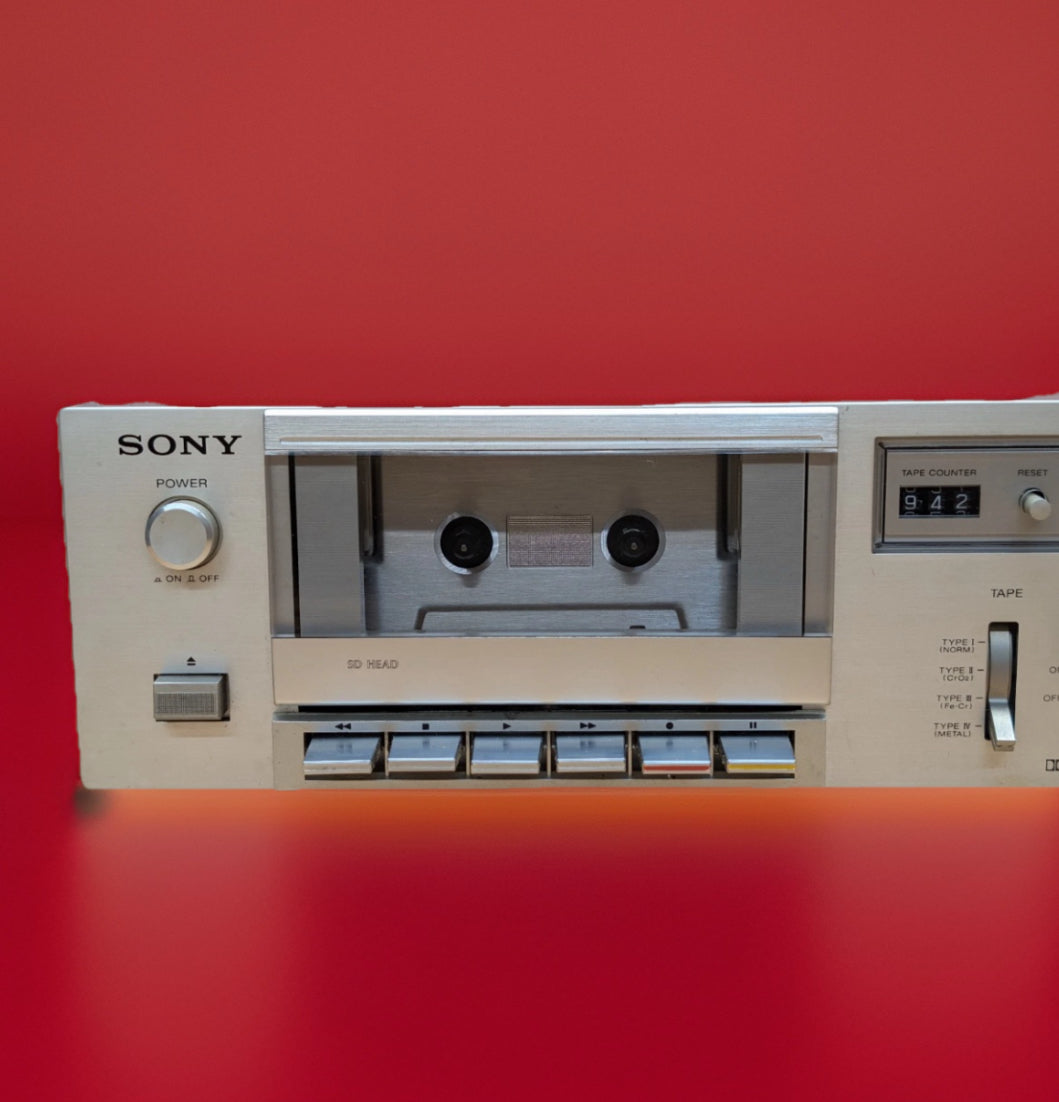 Vintage Sony TC-K22  Cassette Deck VU Meters *New Belts* Works Smooth Rare🔥