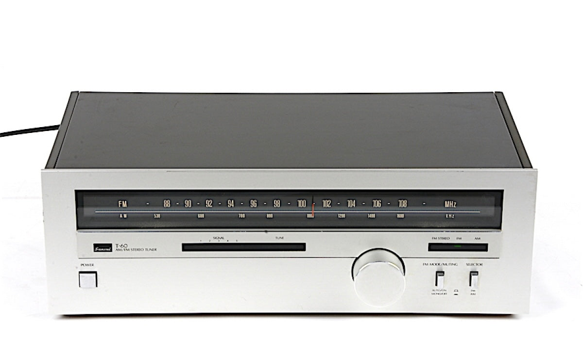 Vintage High Fidelity Sansui T-60 AM/FM Stereo Tuner TESTED Audiophile V Rare!