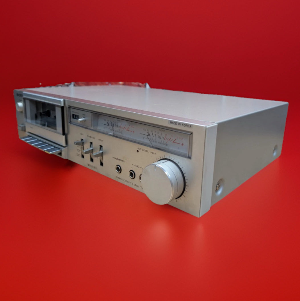Vintage Sony TC-K22  Cassette Deck VU Meters *New Belts* Works Smooth Rare🔥