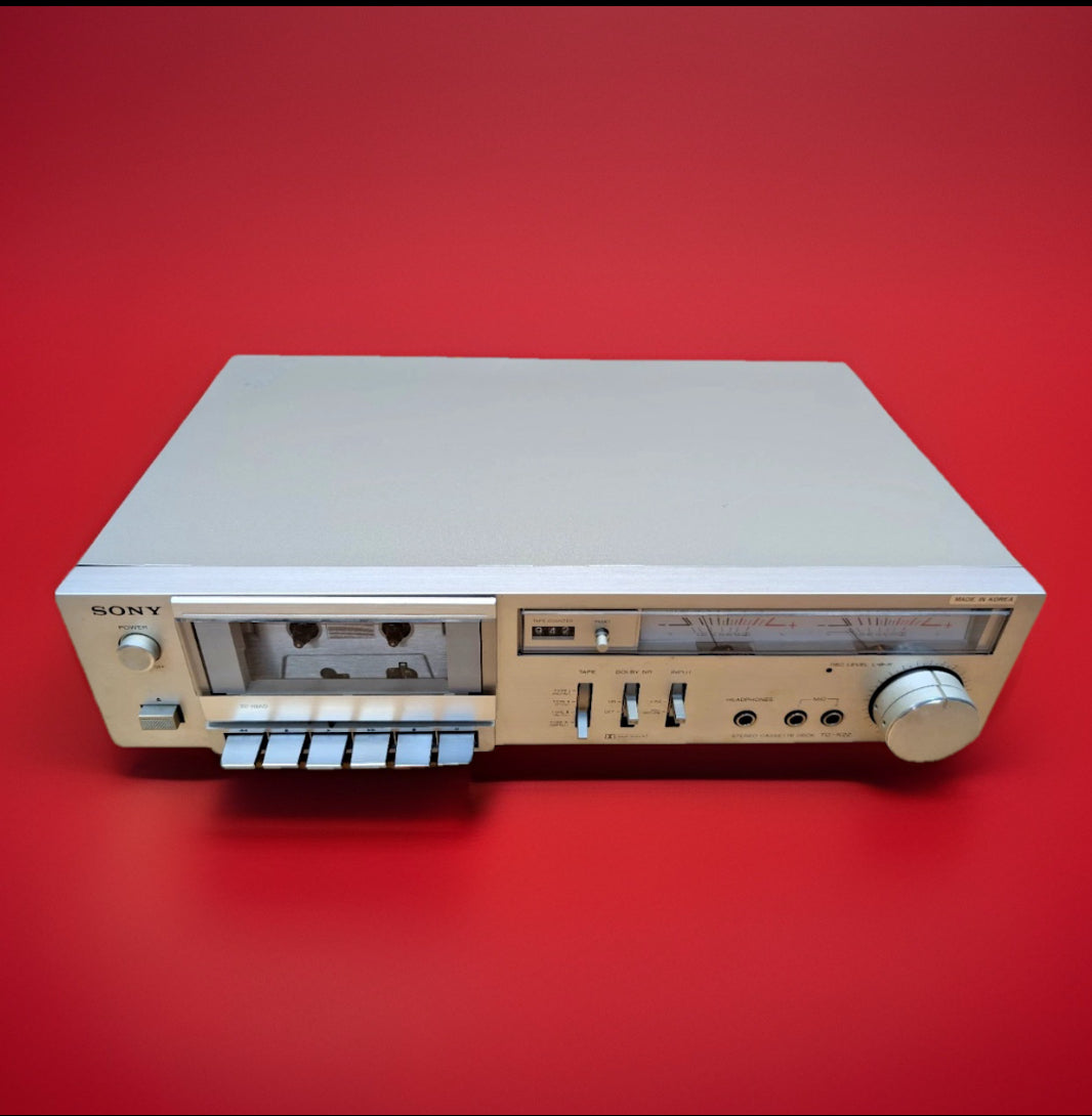 Vintage Sony TC-K22  Cassette Deck VU Meters *New Belts* Works Smooth Rare🔥