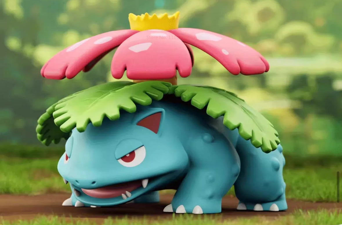 Genuine Venusaur Frenzy Plant Pokemon Action Battle Moment Action Figure NEW