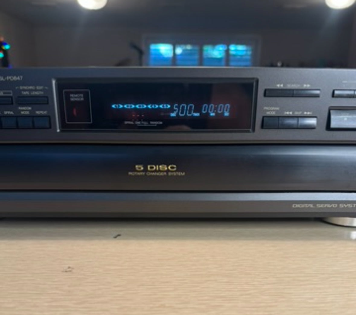 Technics SL-PD847 5 Compact Disc MASH Changer Player Japan Tested *Serviced*