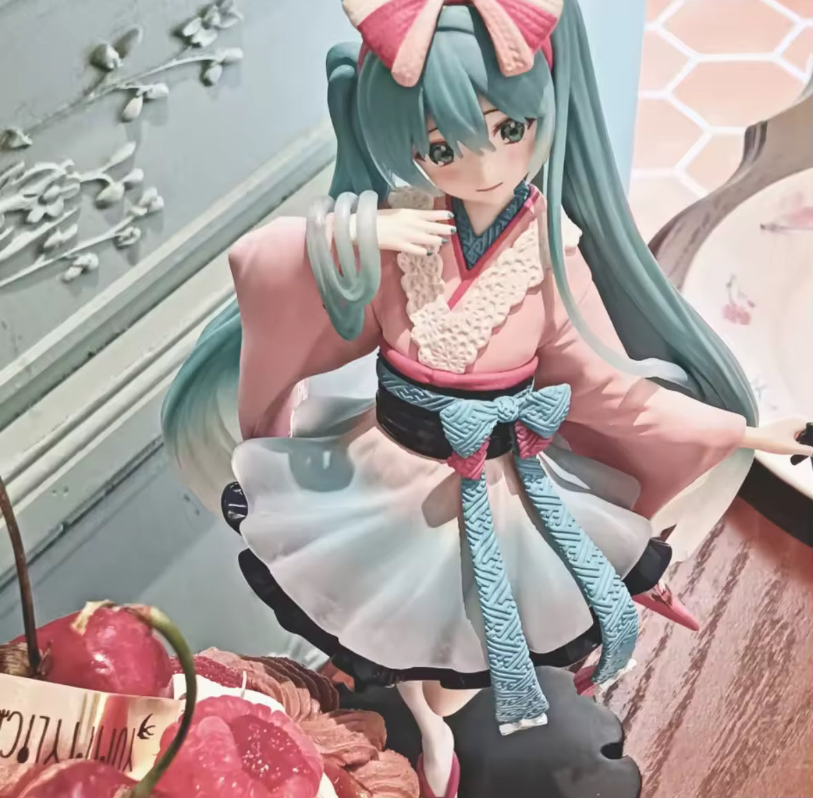 Original FuRyu TENITOL New Tokyo Series Hatsune Miku Kimono New In Box Gift 💝