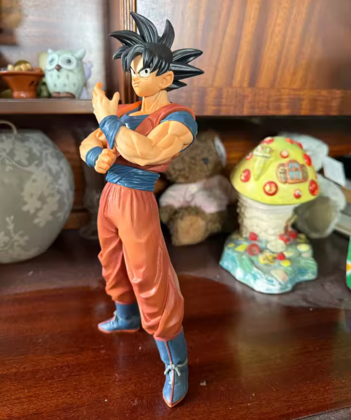 27cm Anime Dragon Ball Z Goku Figure Goku with Scouter Figurine Brand New Gift