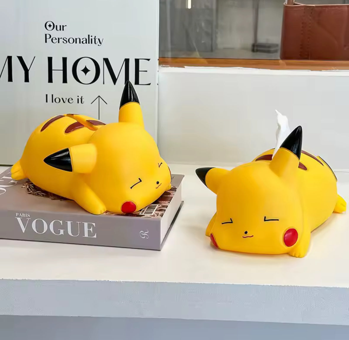 NEW CUTE!! Pokemon Tissue Holder Pikachu Plastic Tissue Box Kawaii PERFECT GIFT!