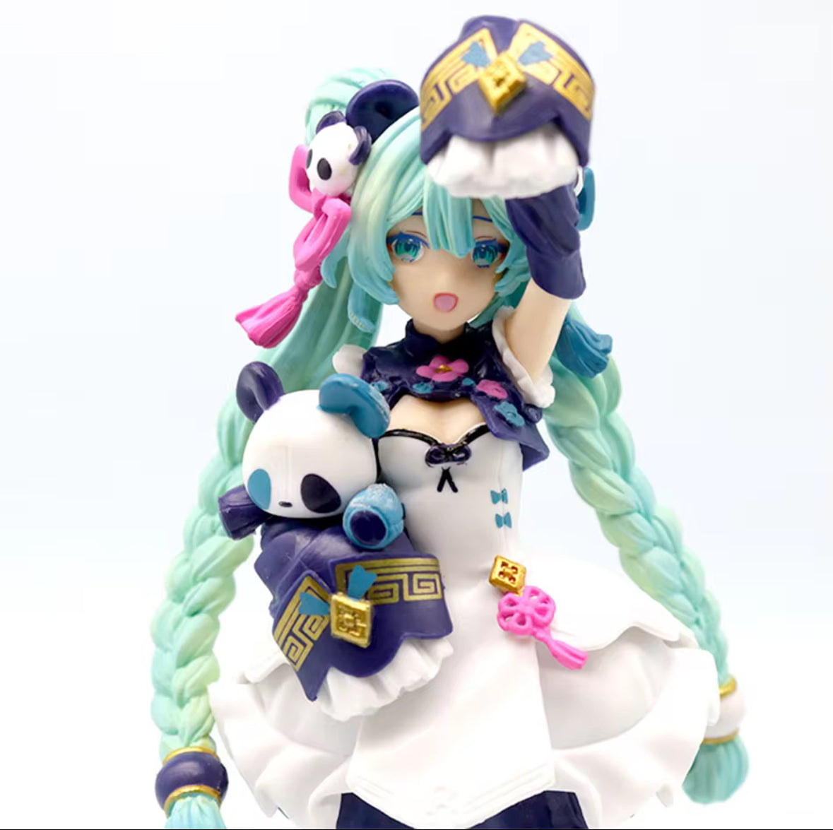 18CM Anime Hatsune Miku Figure National Style Fashion Panda Brand New