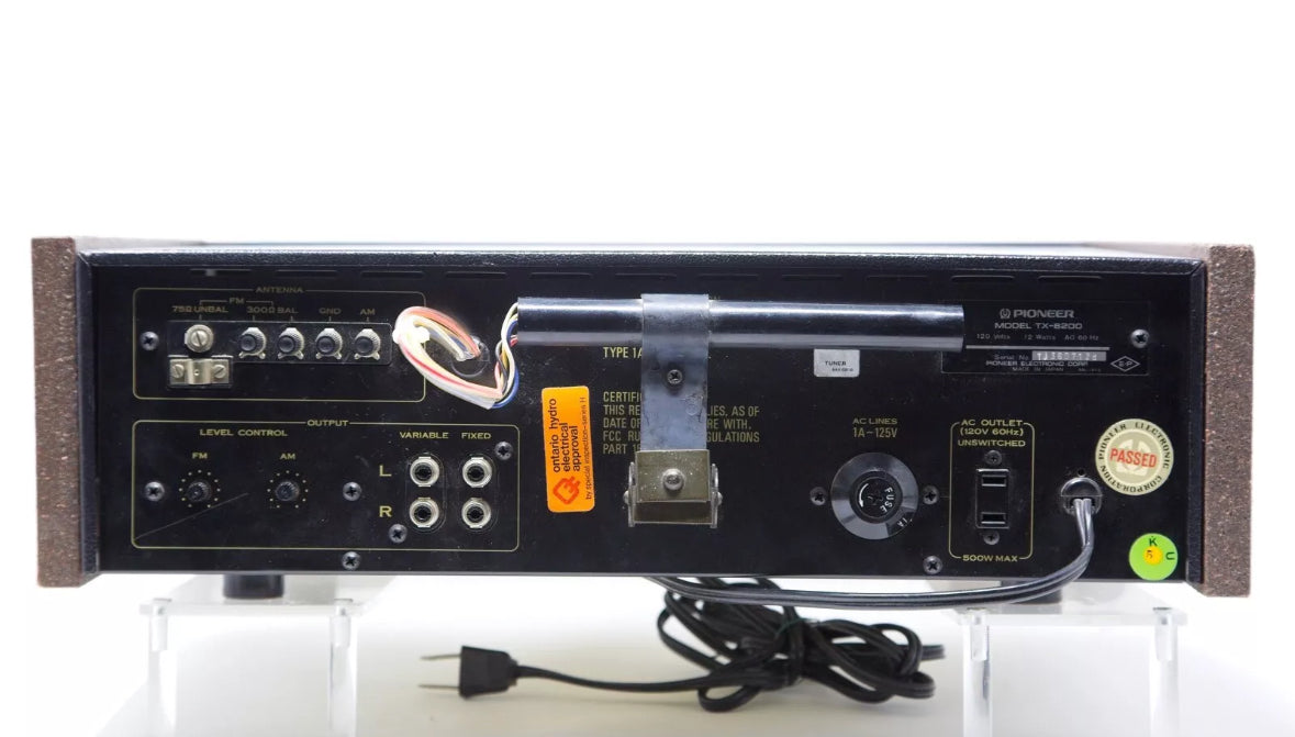 Pioneer SA-5200 + TK6200 Tuner Stereo Integrated Amplifier Vintage Amp Working