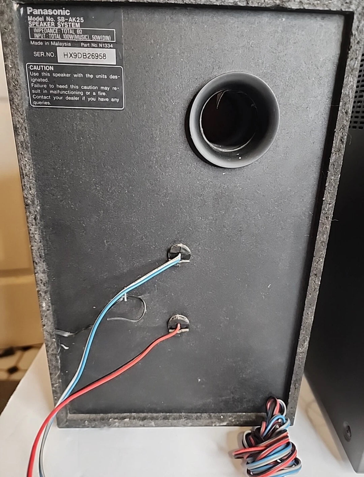 Panasonic Radio Stereo System Boombox SA-AK25 5 CD Changer dual Tape Fully Works