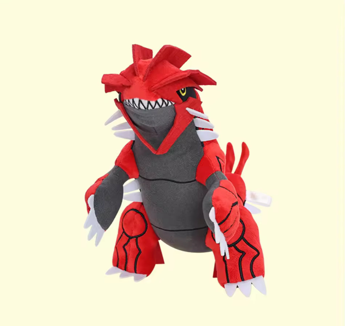 27cm Pokemon Red Groudon Team Rockets Magma Ex 15/32  Plush Toy Brand New Gift