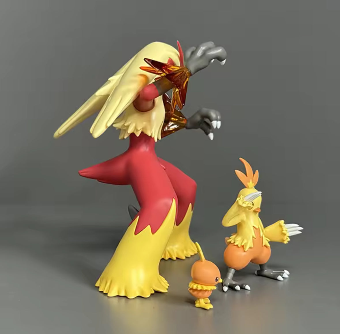 Pokemon Figure Blaziken Torchic Combusken Evolutionary Group Action Figures NEW
