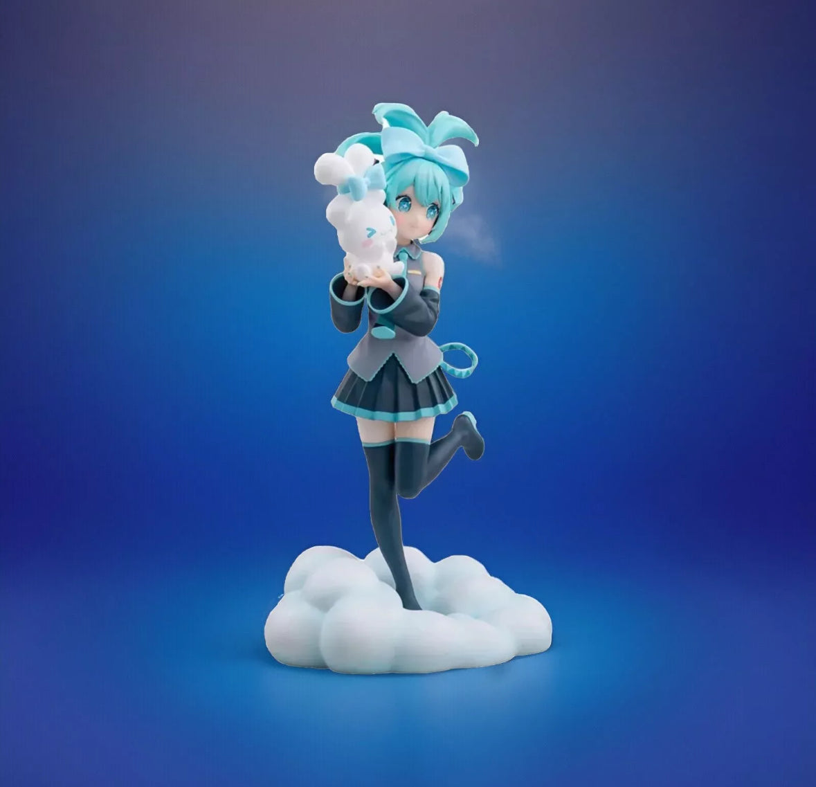 Hot 21CM Anime Hatsune Miku X Cinnamoroll Figure Anime Peripheral Collectible