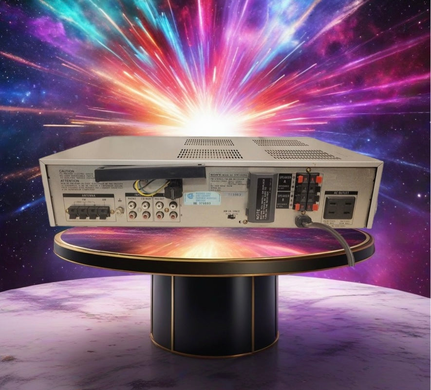 Sony STR-VX250 AM/FM Stereo Receiver (Tested + Works) RARE Silver Variant