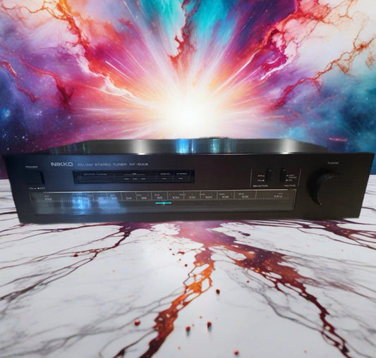 Vintage Nikko Audio AM / FM stereo tuner NT-500 II Very Rare *Serviced* Cleaned