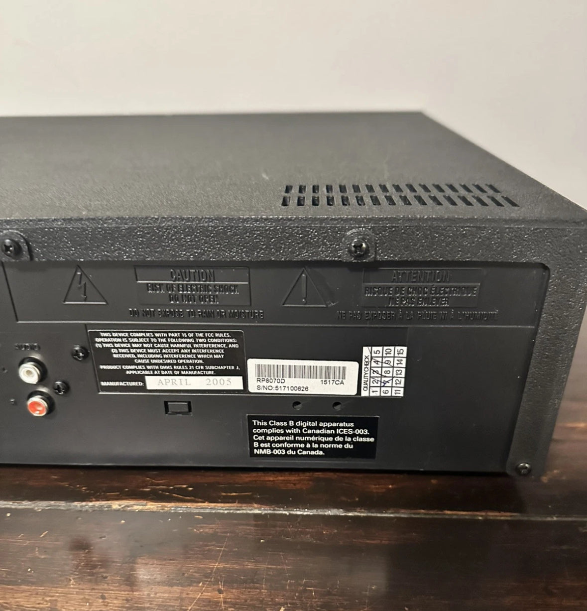 RCA RP-8070D 5 Disc CD Changer / Player HiFi Stereo Carousel - Tested