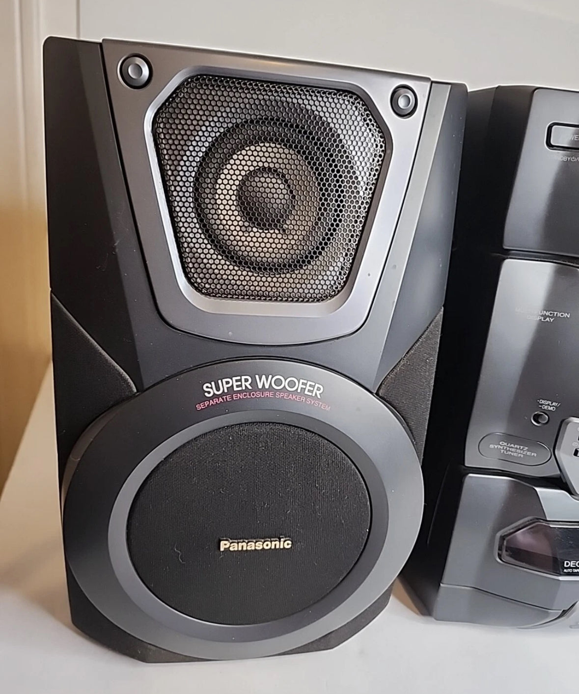 Panasonic Radio Stereo System Boombox SA-AK25 5 CD Changer dual Tape Fully Works