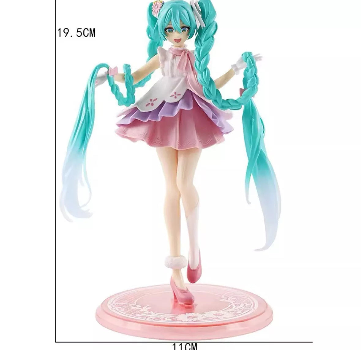20cm Project DIVA Arcade Pink Cherry Hatsune Miku Figure Anime Figurine Girl Toy