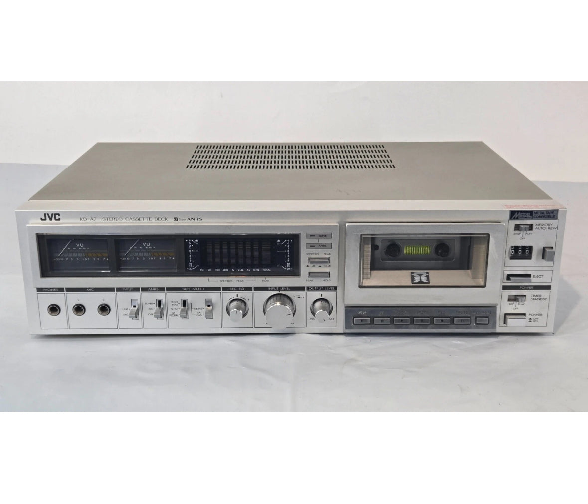 Vintage High End JVC KD-A7 Stereo Cassette Deck+Analyser Extremely Rare Working