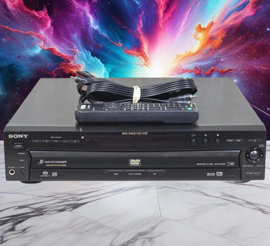 Sony DVP-NC650V 5-Disc Changer SACD/DVD/CD 5.1ch Player w/Remote - TESTED -